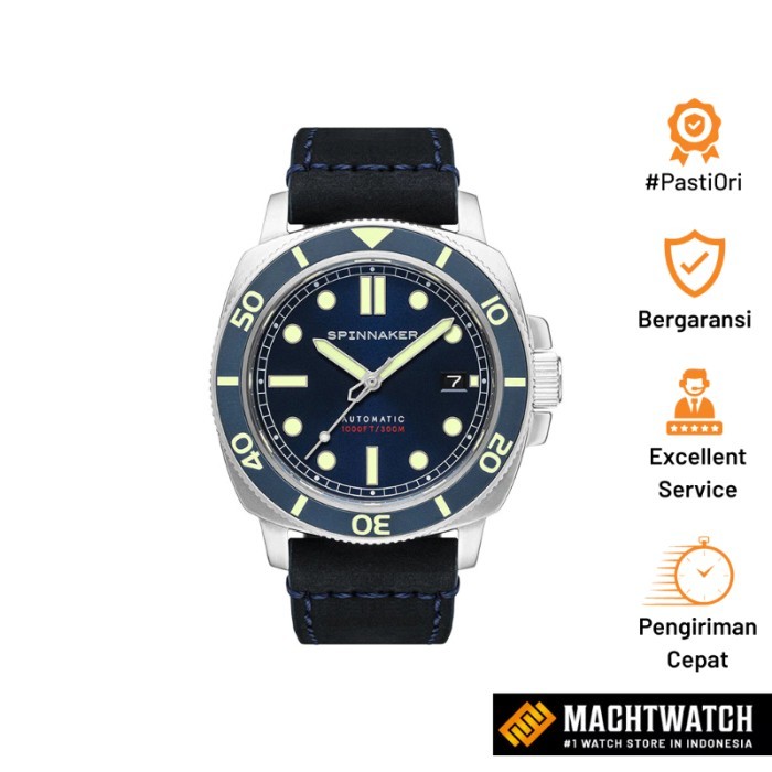 TERLARIS Spinnaker Hull Diver Arctic Blue SP-5088-02 Dark Blue Dial Dark Blue L