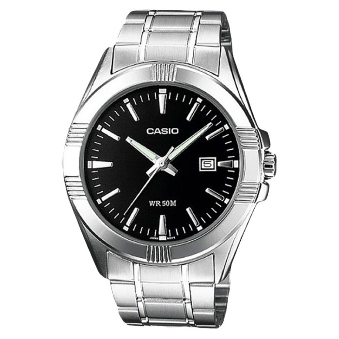 TERBARU Casio Standard MTP-1308D-1AVDF - Analog - Man Watch - Stainless Steel