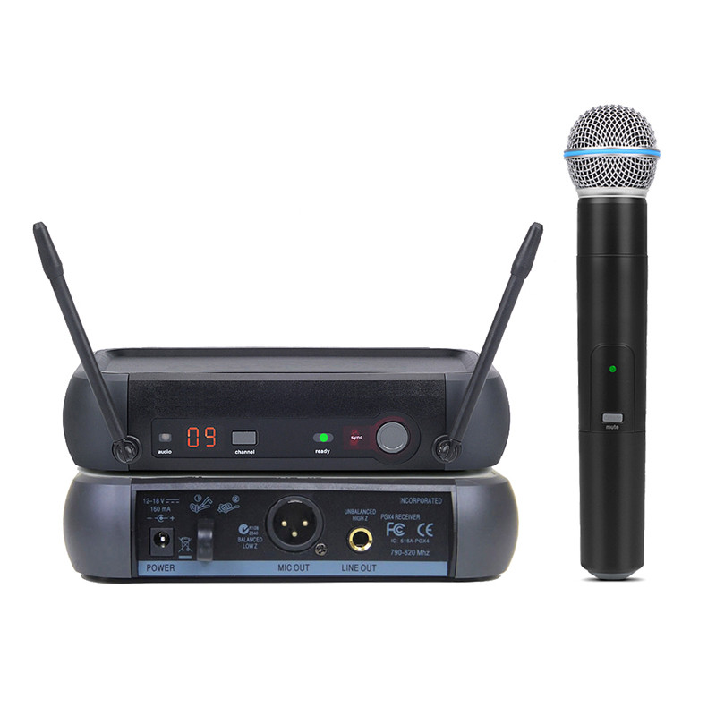 VISCO PGX4 Wireless Microphone and PGX24/BETA58A for Shure Wireless Microphone