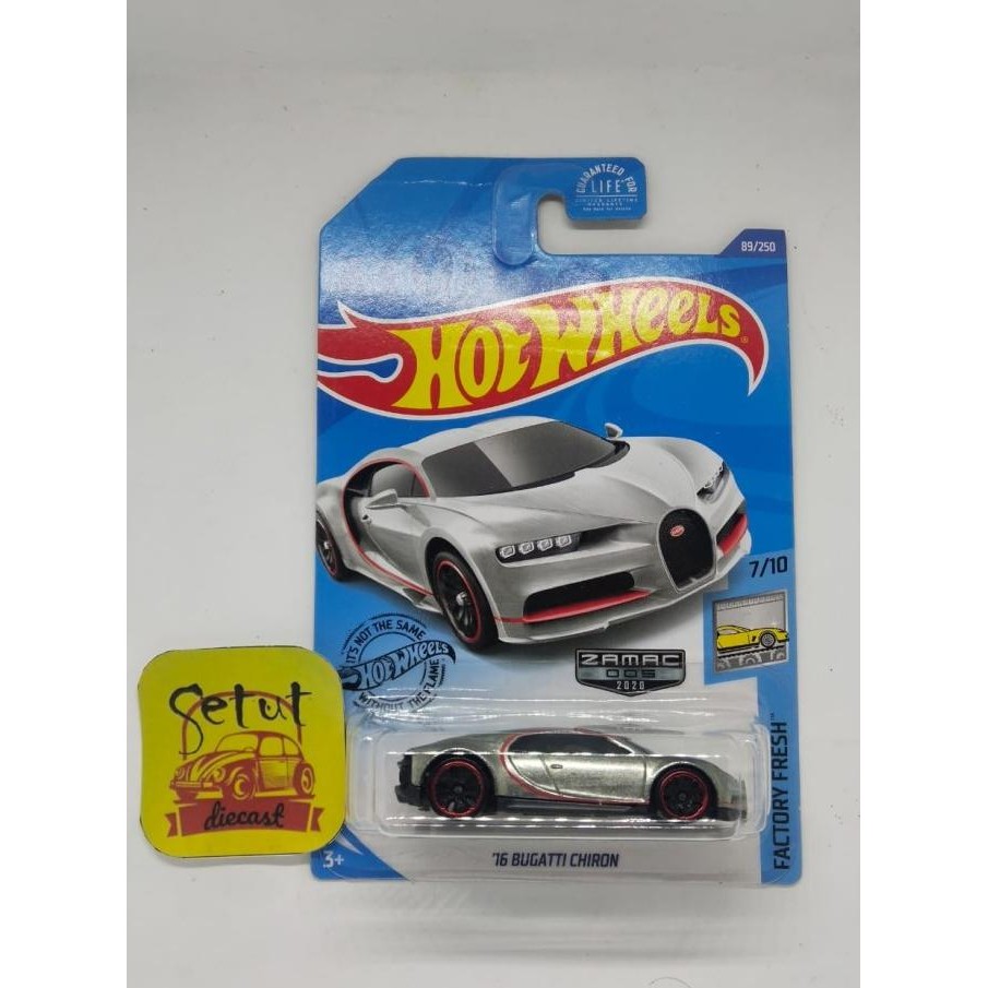 HOT WHEELS HOTWHEELS ZAMAC 16 BUGATTI CHIRON NON FACTORY SEALED FS