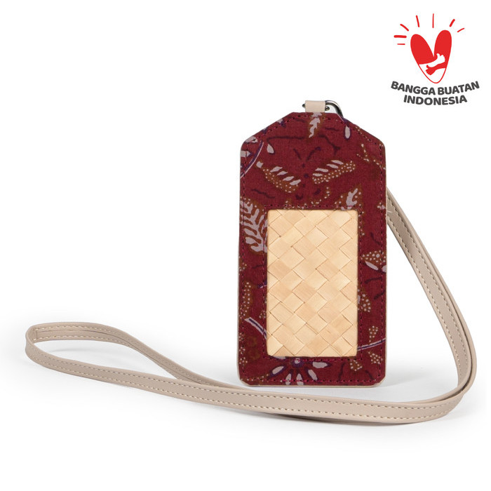 

DU ANYAM - Lanyard - Anyaman - Bidara ID Tag Batik - Pelode