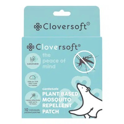 

Cloversoft Plant-Based Mosquito Insects Repellent Patch 10 per pack