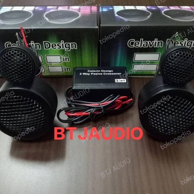 SPEAKER MOBIL CELAVIN MIDRANGE+TWEETER FOR 3 WAY + CROSSOVER PASIF Terlaris