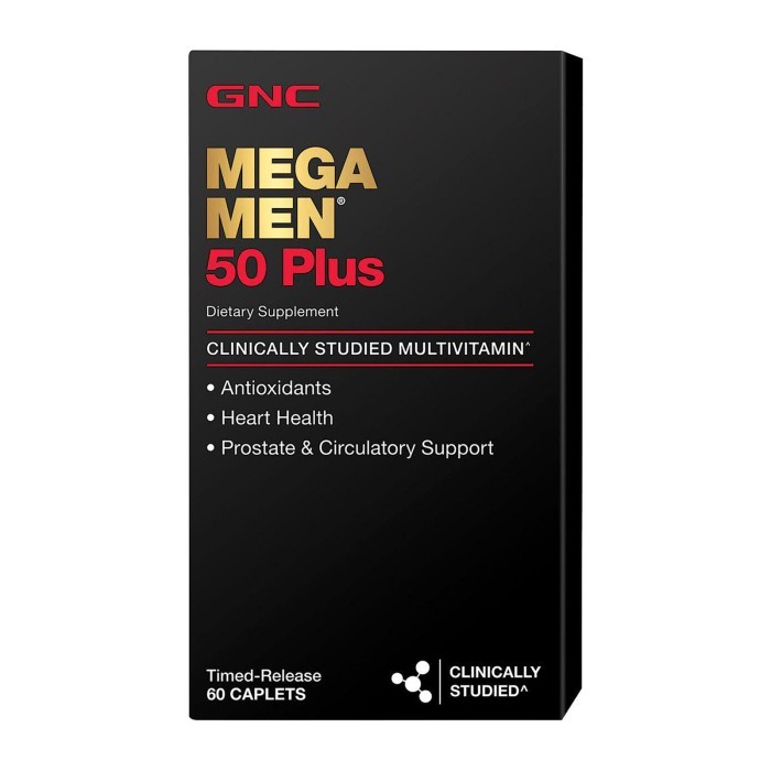 

GNC Mega Men 50 Plus (W/Vit K) Tr 60 Caplets 60 per pack