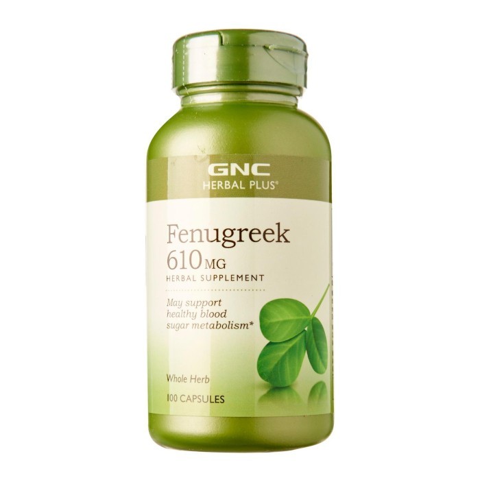 

GNC Herbal Plus Whole Herb Fenugreek (100 Capsules) 100 per pack