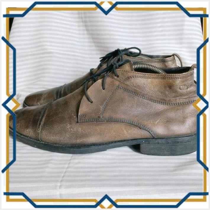 [ATM] SEPATU ANKLE BOOTS PRIA DEMOCRATA X OBERMAIN AUTHENTIC ORIGINAL