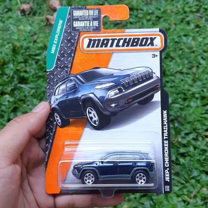 Matchbox Jeep Cherokee Trailhawk Biru