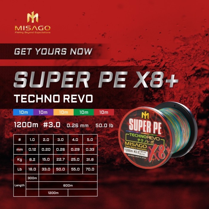 Super PE MISAGO X8+ Techno Revo
