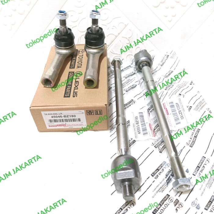 Tie Rod End + Rack End Long Tie Rod Sigra Calya 1Set Ori Japan
