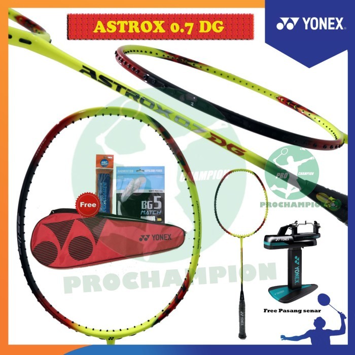 yonex astrox 0.7 dg raket badminton original