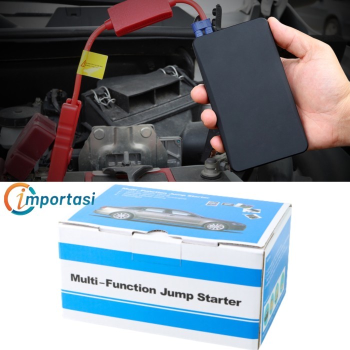 Otoheroes Usb Jumper Stater Aki Mobil Motor Power Bank Senter 10000Mah