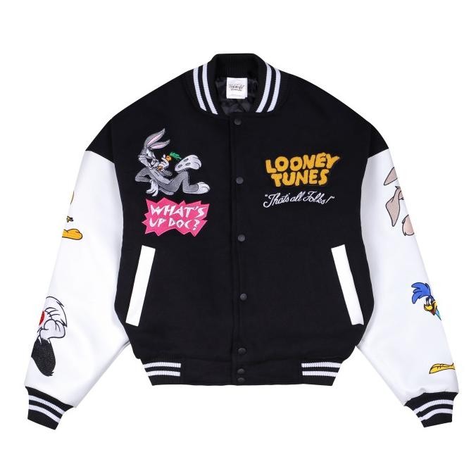 Looney Tunes Thats All Folks BW Varsity