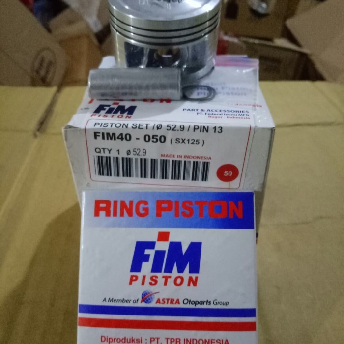 Piston Kit Fim 40 Piston Kit Supra X 125 Helm In Blade 125 Supra X125