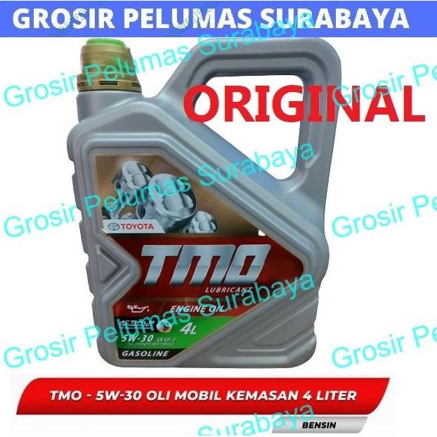 Original oli TOYOTA TMO bensin hijau 5w/30 5w-30 galon 4ltr 4 liter