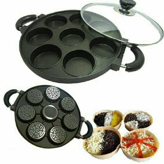 CETAKAN HAPPY CALL PREMIUM 8 LUBANG LUMPUR APEM SNACK MAKER KUE