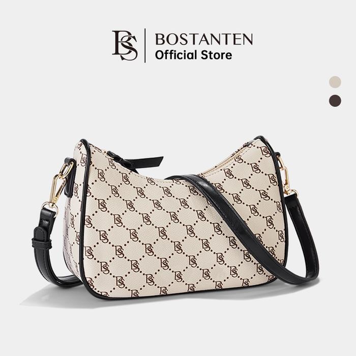 HOBO BAG BOSTANTEN MONOGRAM SLINGBAG TAS SELEMPANG WANITA TAS RANTAI WANITA KULIT SINTETIS
