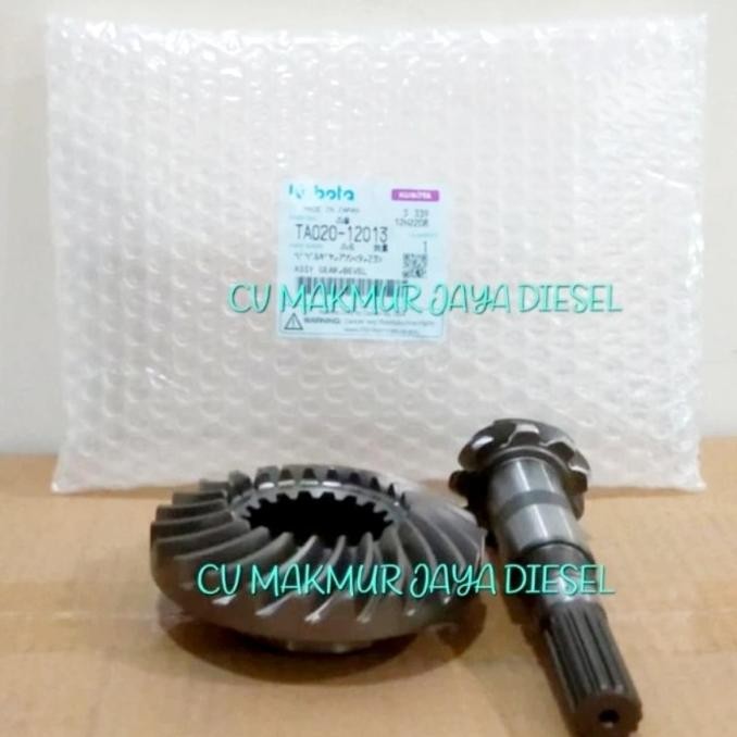 Bevel Gear Gardan Depan L3608 Ta020-12013 Kubota