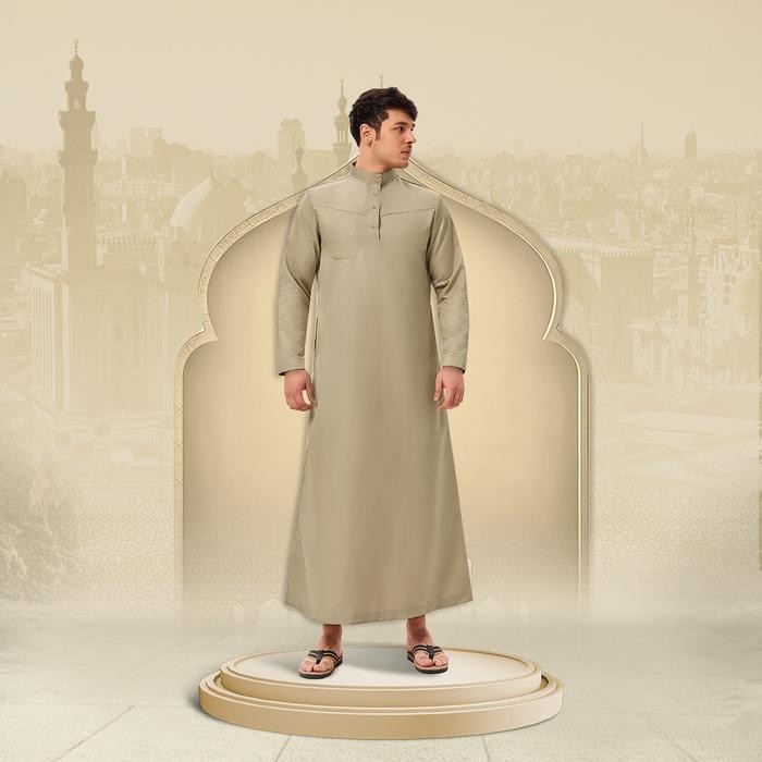 New "Jubah" Lengan Panjang Lengan Pendek Jubah Slimfit Gamis Jubah Pria Jubah Pria Muslim Pria