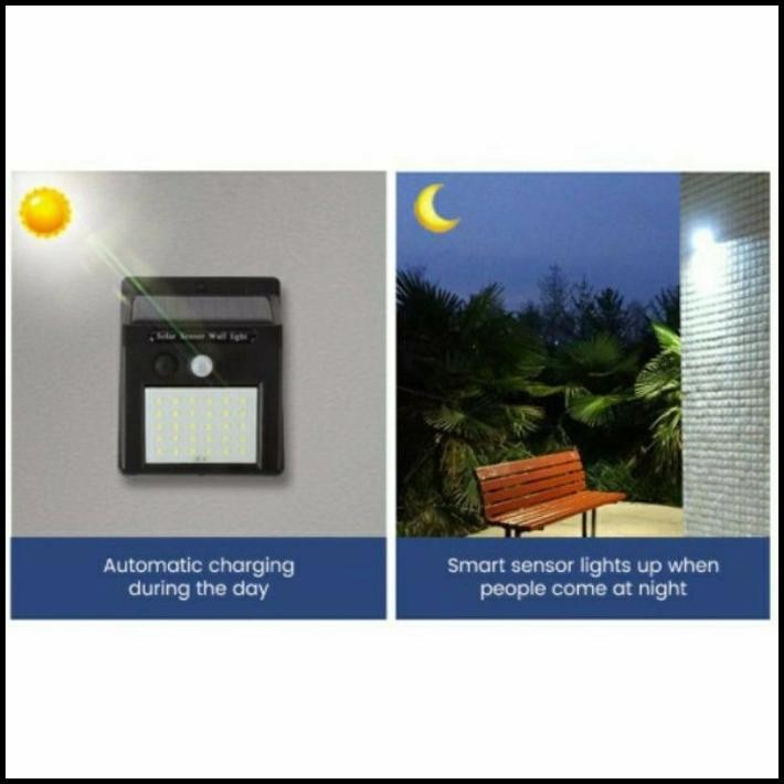 LED Lampu LED Tenaga Matahari Solar Motion Sensor Light Waterproof