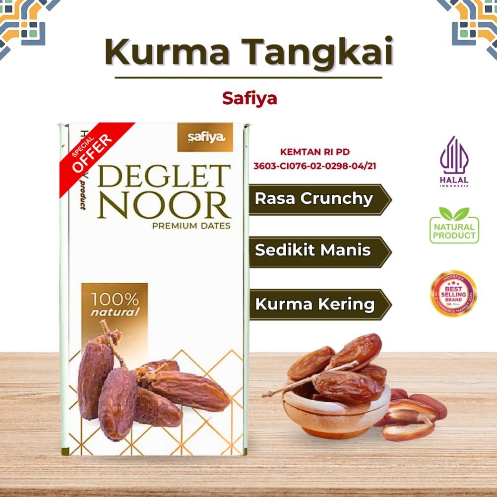 

Kurma Tangkai Tunisia 1 Kg Super Premium Safiya