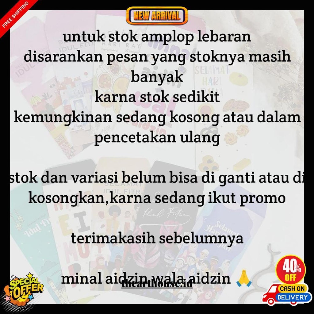 

Amplop Lebaran Isi 10 Pcs,Amplop Lebaran Panjang,Amplop Idul Fitri Amplop Lebaran Grosir Bahan Tebal Premium Original Produk