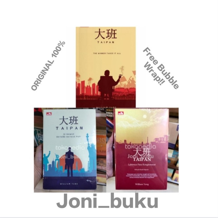 

Buku Taipan Lahirnya Kolomerat/ Dibawah Bayang/ The Winners by William