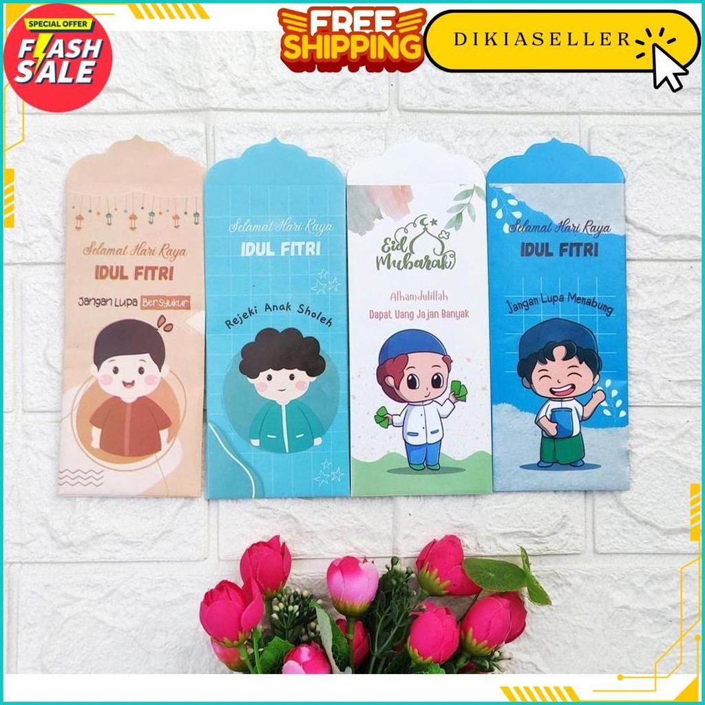 

(10Pcs) Ied Series - Amplop Lebaran - Uang Tanpa Lipat Original Produk