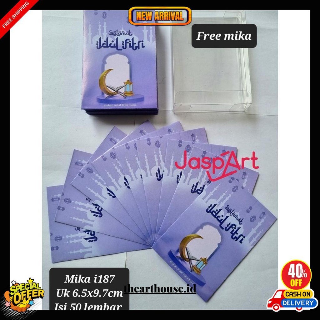 

Amplop Lebaran Idul Fitri (Isi 50Pcs) Amplop Karakter Angpao Lucu Cod