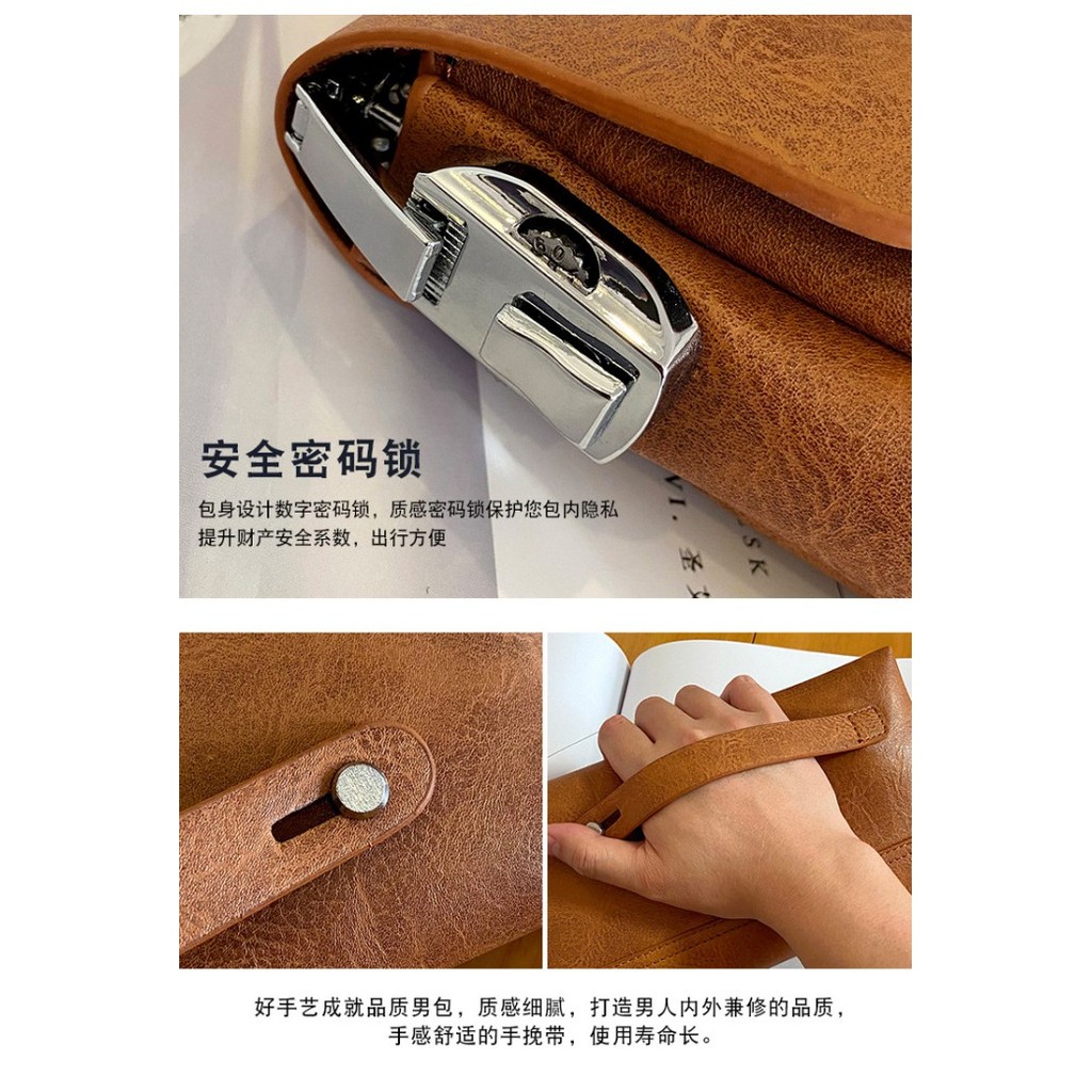 Clutch Kulit Dompet JEEP Original Handbag Tas Tangan Pria Wanita Impor