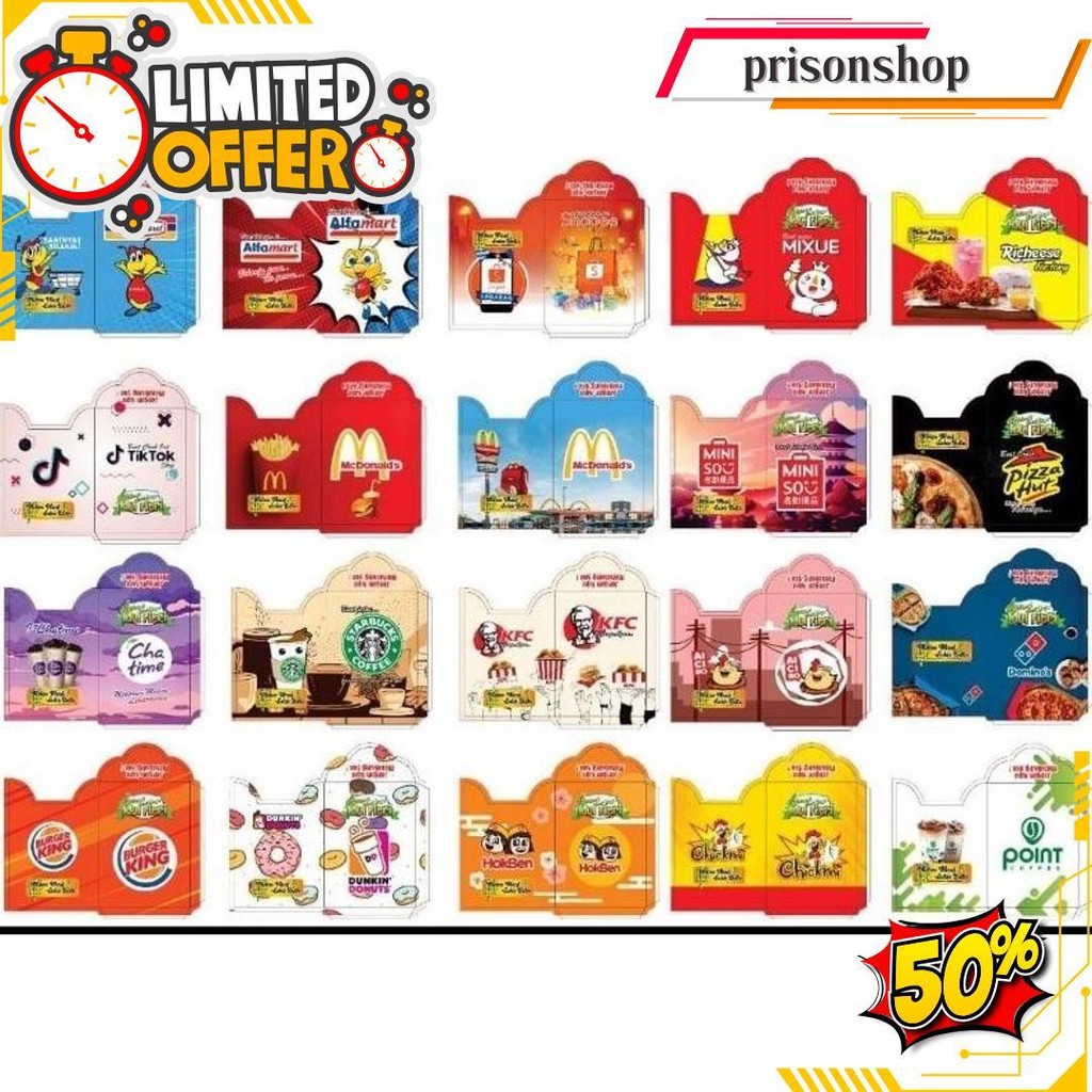 

Amplop Snack Amplop Lebaran Snack Motif Snack Bisa Pilih Motif Isi [10 Lembar] Cod