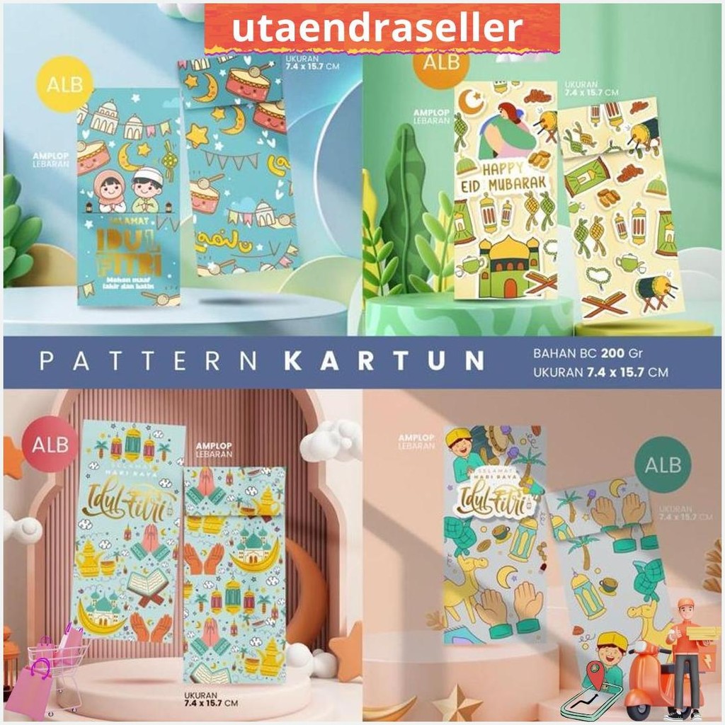 

[Cod] 20&10 Amplop Lebaran 2025 Aesthetic (4 Tema) Terlaris