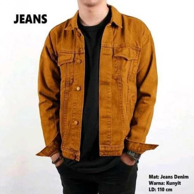 Sale Jaket Jeans Biowash Biru Tua Pria Premium / Jacket Jeans Biru Tua Pria
