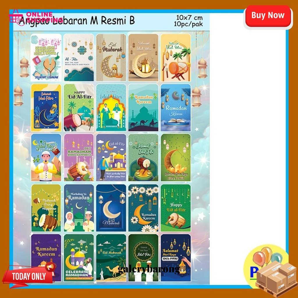 

Murah!! (1Pak Isi 10Pcs) Amplop Lebaran Idul Fitri Resmi Uk M,Angpao Idul Fitri Motif Dewasa Uk M, Grosir Ready Stok, Amplop Idul Fitri, Angpao Lebaran 2025,Islamic, Lebaran, Idul Fitri, Eid Mubarak, Hari Raya, Minal Aidin, Fitr,Amplop Lebaran Lucu