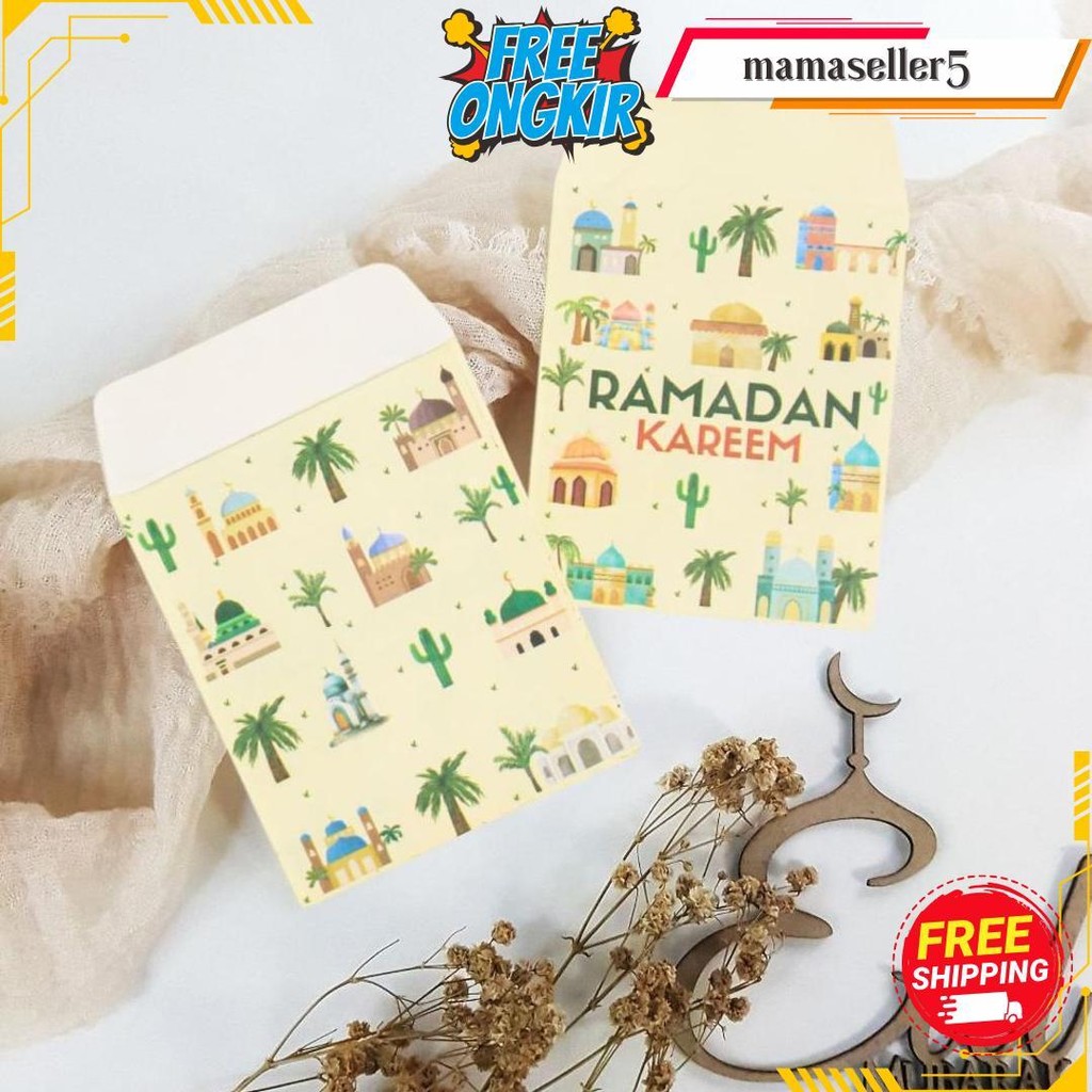 

( Isi 10,25,50 Pcs )/Amplop Angpao Lebaran Idul Fitri/Amplop Aesthetic/Amplop Thr Lebaran Idul Fitri Siap Kirim