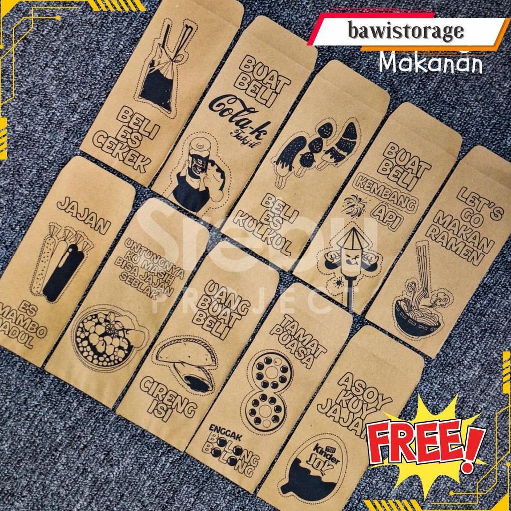 

(Isi 10 Pcs) Amplop / Angpau Thr Lebaran / Sedekah Terbaru 2025 Bisa Cod