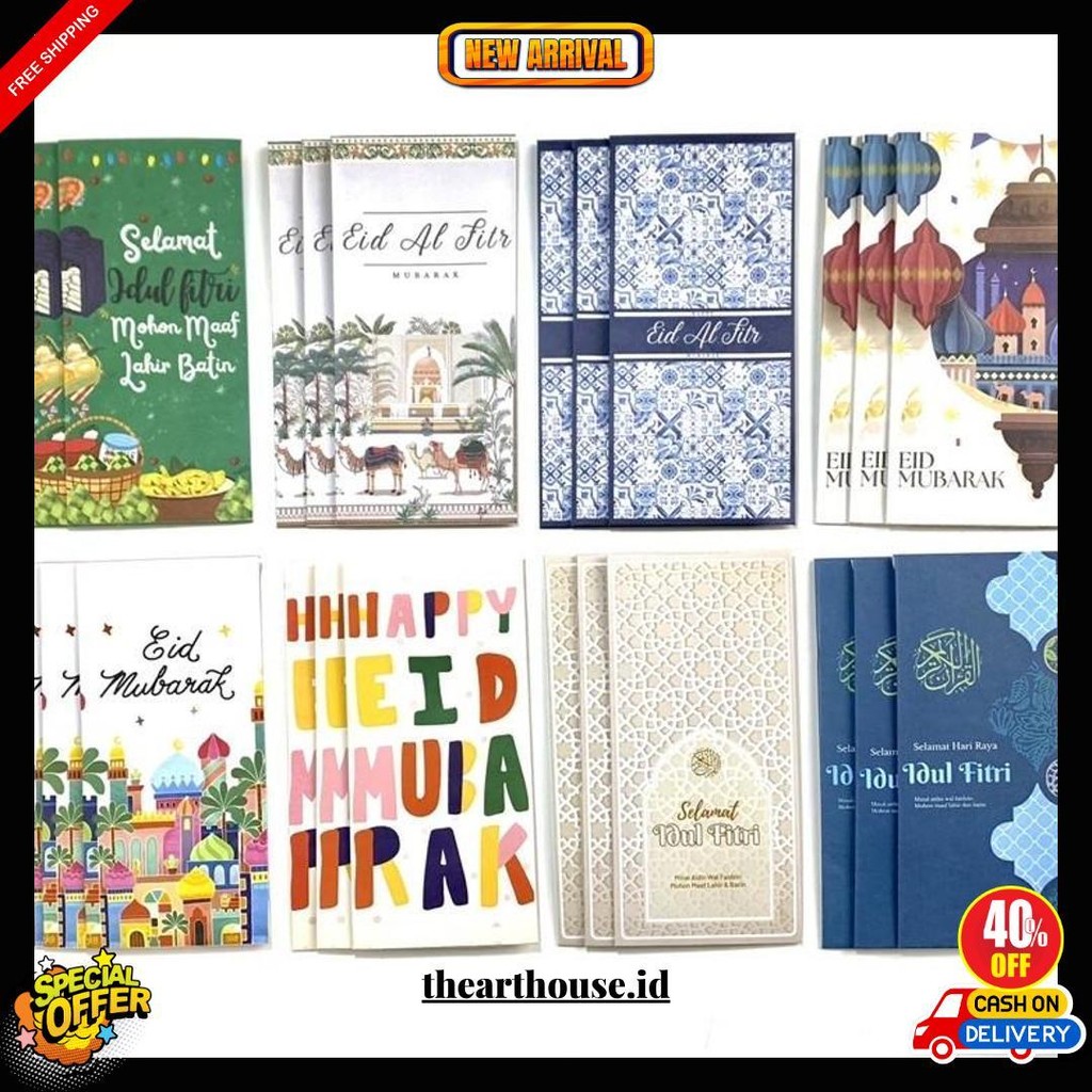 

[Ready Stok] Amplop Lebaran Exclusive Premium Super Tebal / Amplop Idul Fitri / Amplop Hari Raya / Angpao Lebaran Cod