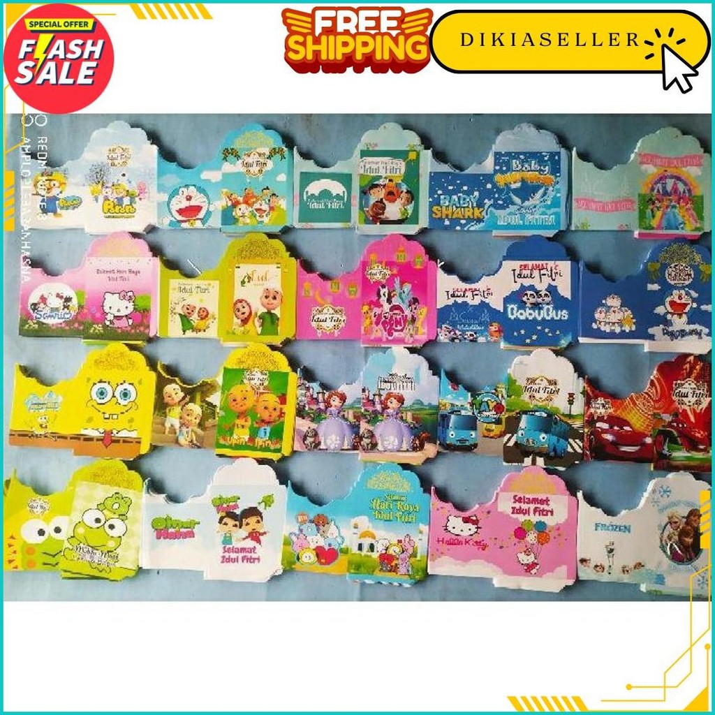 

Amplop Kartun Size Medium [Lembaran 100 Lembar Free Plastik] Siap Kirim