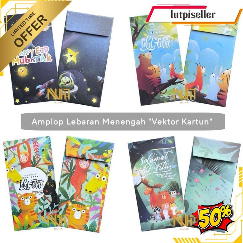 

Amplop Lebaran 2025 Tema Islamic Isi 10 Lembar Cod