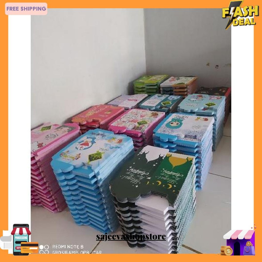 

100 Lembar Amplop Lebaran Panjang Lembaran(Belum Dilem) Termurah Banget