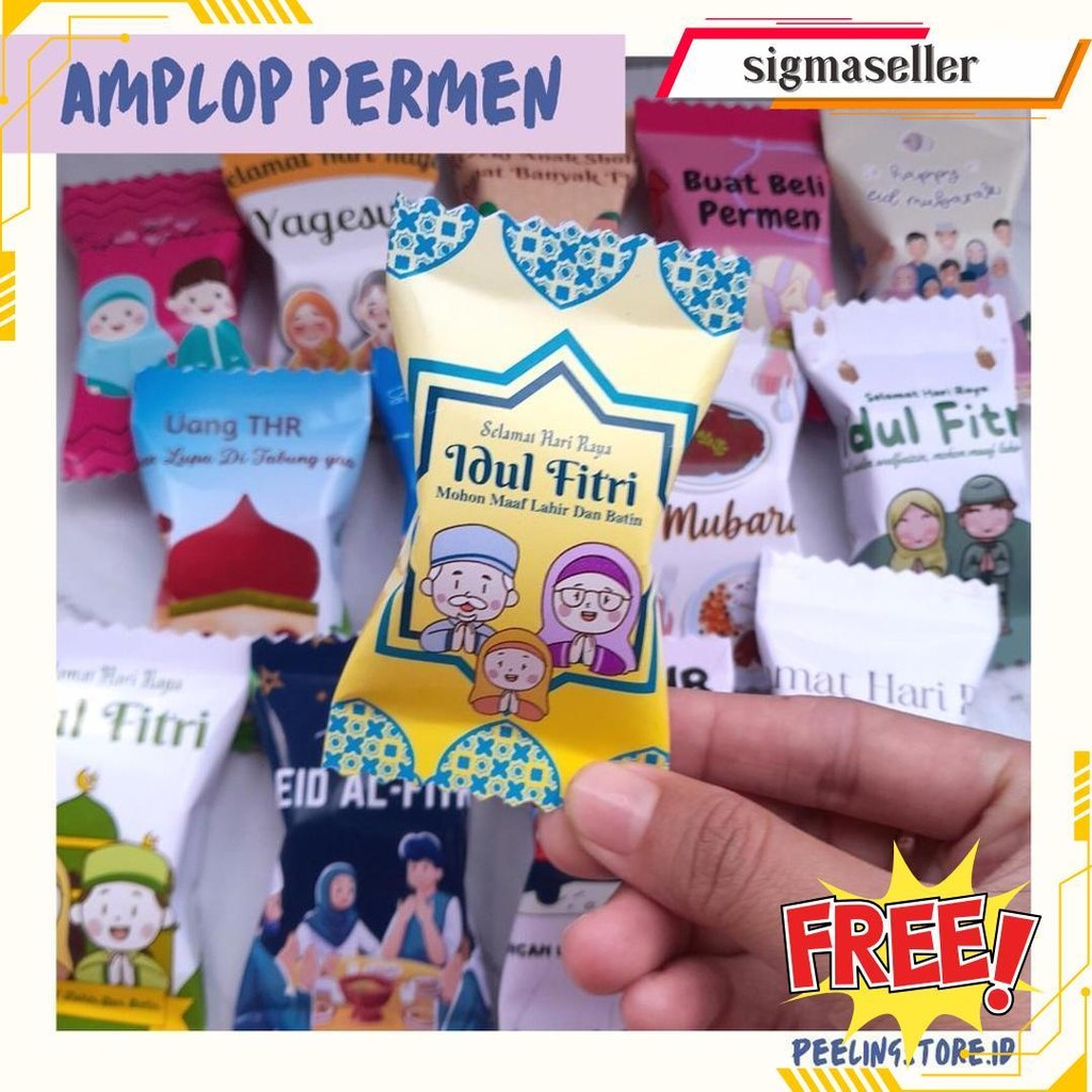 

10Pcs | Angpau Lebaran Bentuk Permen | Angpau Viral | Amplop Lebaran | Amplop Thr | Angpau Permen | Amplop Permen | Hadiah Terlaris