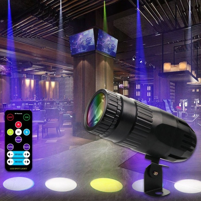 Lampu Sorot Spotlight Lighting Panggung Led Pinspot Beam Disco Party