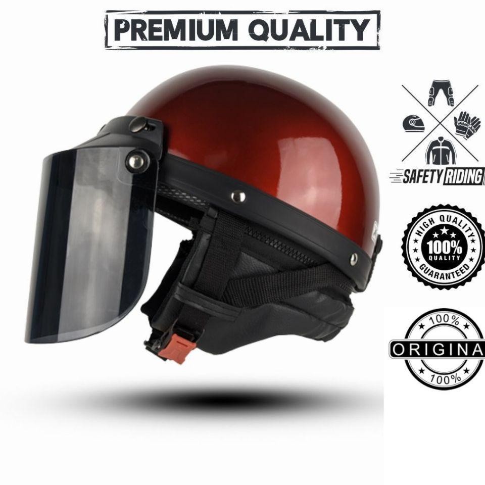 Helm Helem Helmet Bogo Retro Ceto Vintage Chip Vepa Dewaa Wanita Pria Cewe Cowo Claic Eren