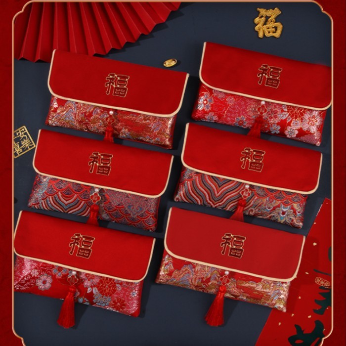 

Angpao dompet kain imlek sangjit pernikahan