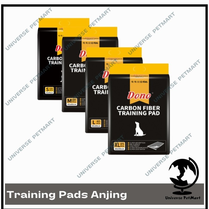Training Pads Dono Carbon Fiber Dog - Underpad Anjing