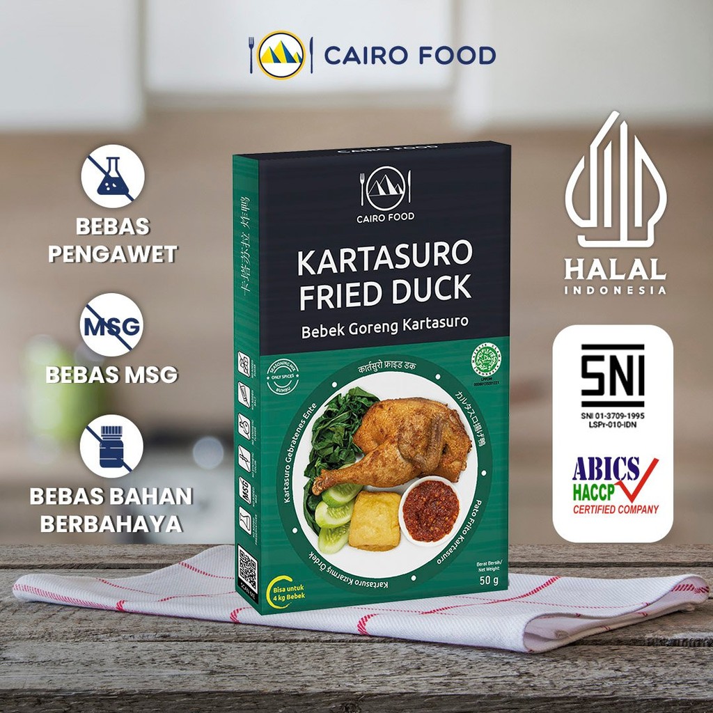 

Bumbu Bebek Goreng Kartasuro Non MSG - Cairo Food