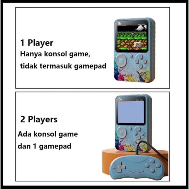 Terlaris Gameboy G5 / Game Boy Game Retro 500 In 1 Good Quality