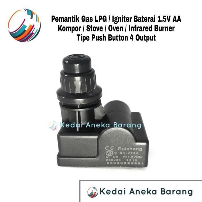 Pemantik Gas Igniter Kompor Infrared Burner Baterai 1.5V 4 Output