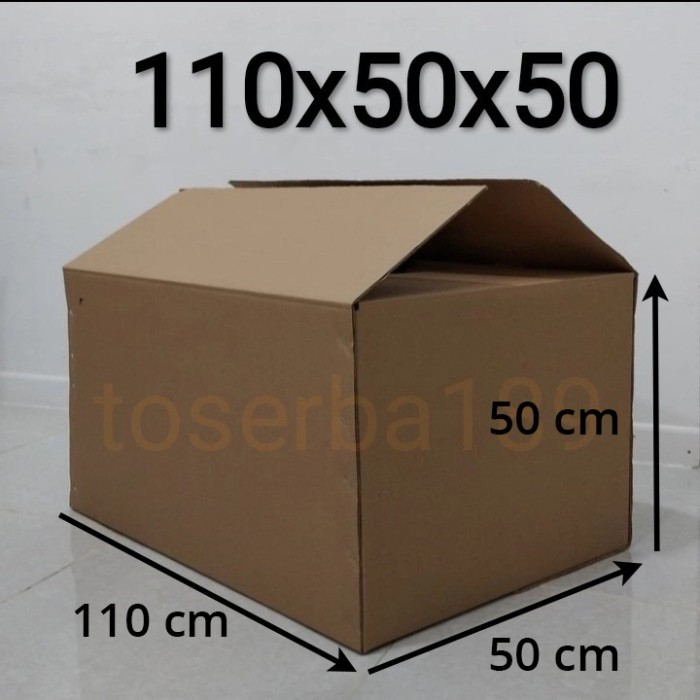 

Kardus Box Packing - Double Wall ( 7Mm )- 110Cm X 50Cm X 50Cm