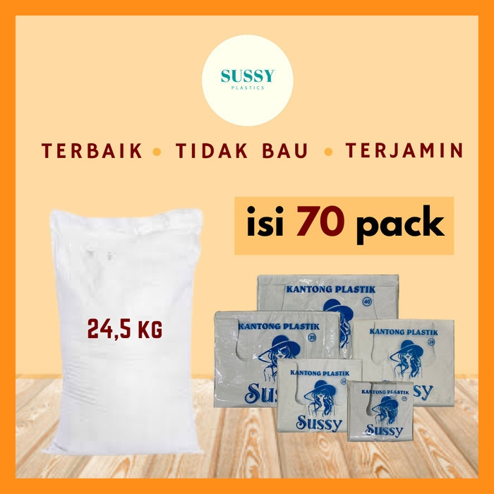 

Grosir Kantong Plastik Kresek Sussy Tebal Putih Ukuran 17 24 28 35 40