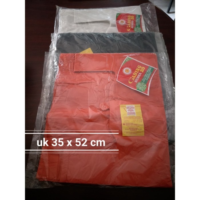 

Kresek Gading Uk 35 / Kantong Plastik Kamboja 35 Per Ikat